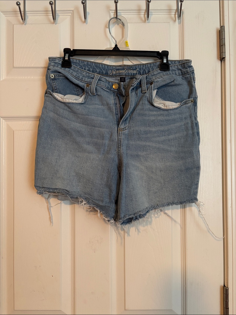 Universal Thread Light Blue Frayed Denim Cutoff Shorts